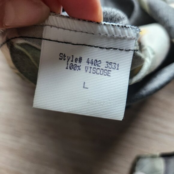 Nani Hawaii Tropical Floral 2 Piece Maxi Dress Button-Up Shirt Multicolor - Picture 10 of 11